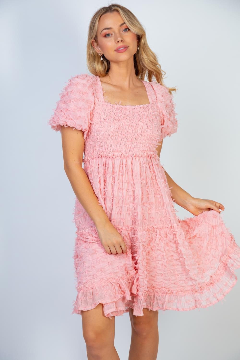 Ruffle Midi Dress