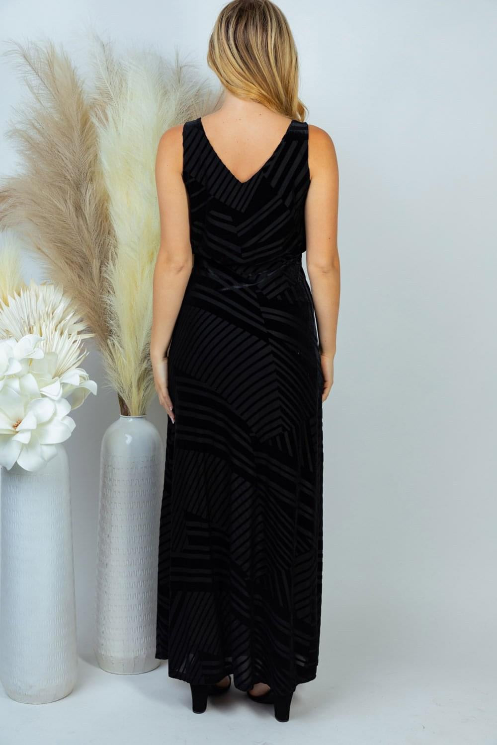 Burnout Velvet Knit Dress Mahalo Stylz Burnout Velvet Knit Dress Mahalo Stylz