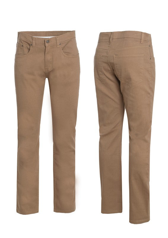 Men's Slim Fit Khaki Pants