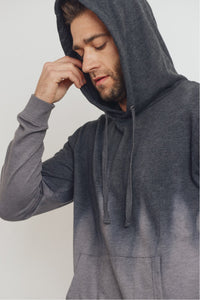 Dip-Dye Blaze Ombre Hoodie Pullover